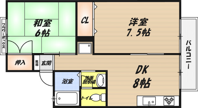 アゼリア氷室の間取り