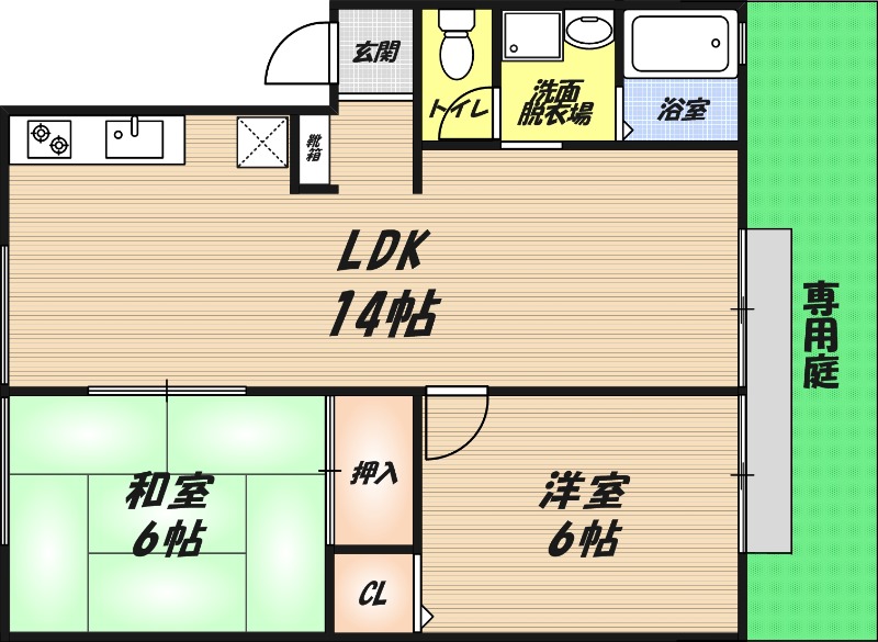 プラムコートの間取り