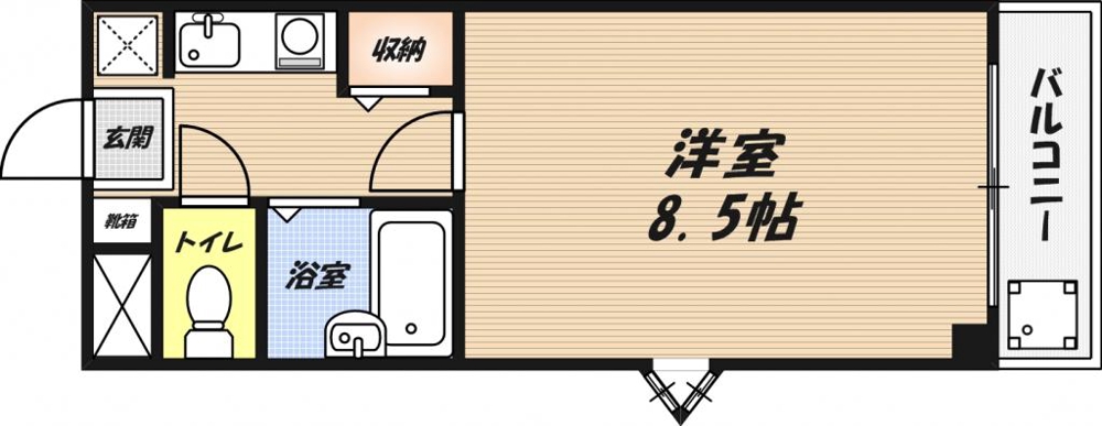 ジュネス帯曲輪の間取り