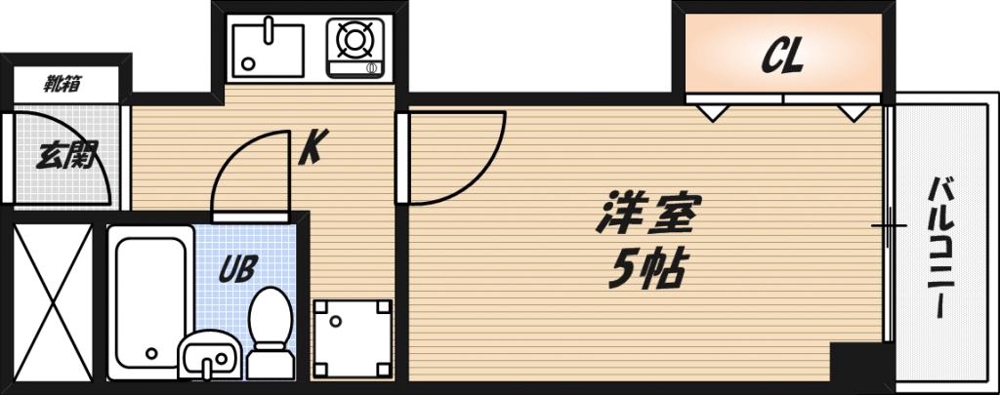 ハイツオーキタ本町の間取り