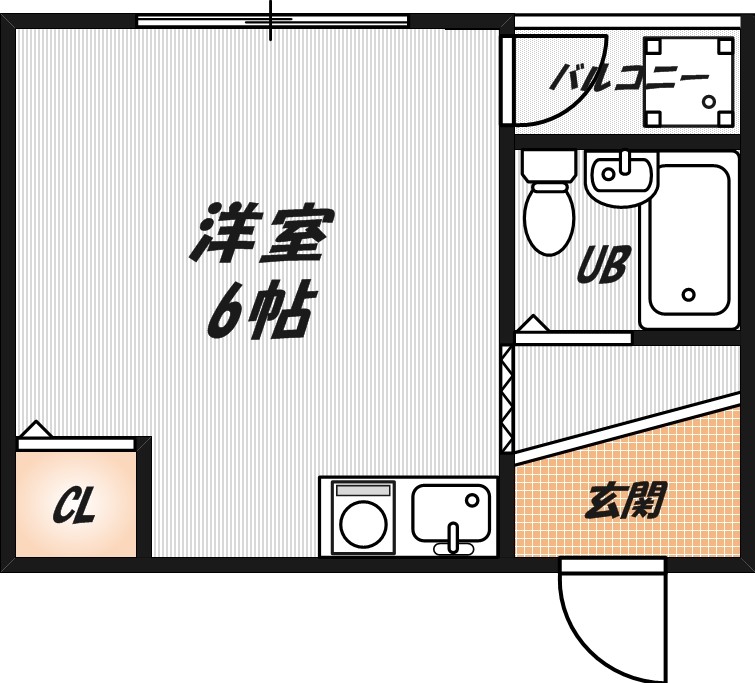 フクイハイツの間取り