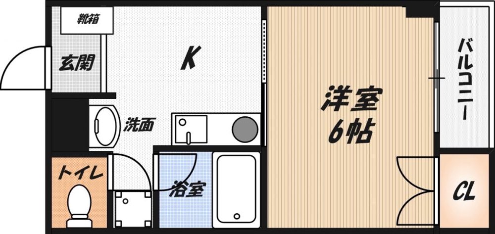 レジデンス摂津の間取り