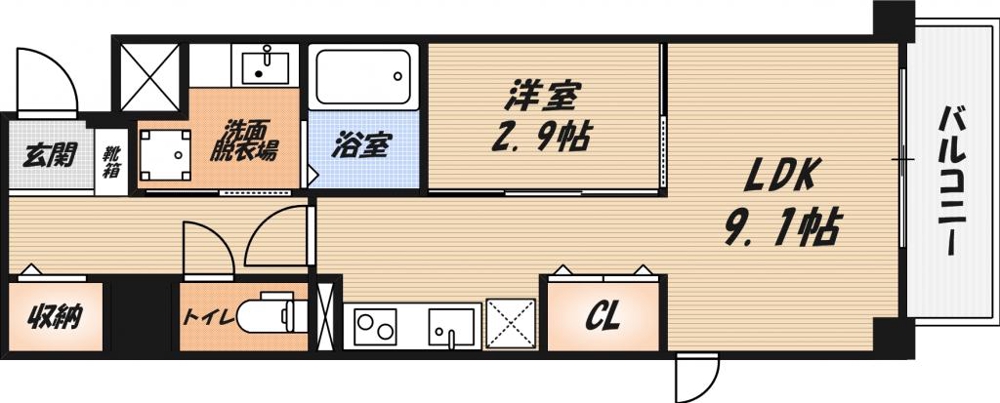 クラッシィ高槻の間取り
