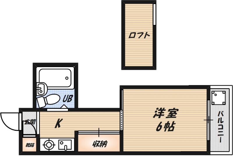 ハイツ江東3の間取り