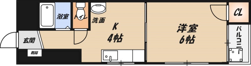 ダンディーアミの間取り