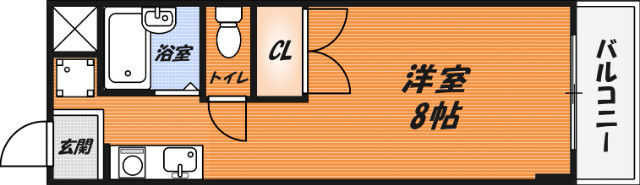 ファミール5号館の間取り