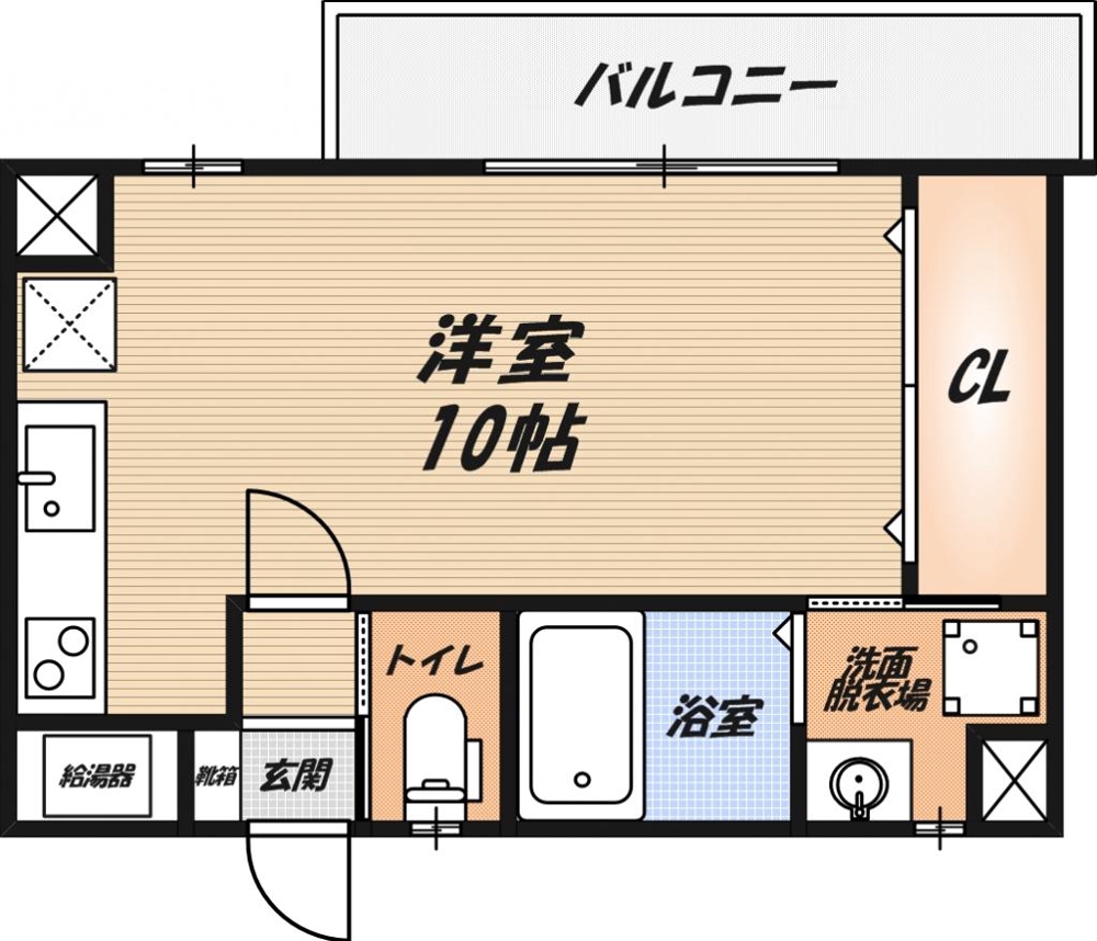 コクリコ富田の間取り