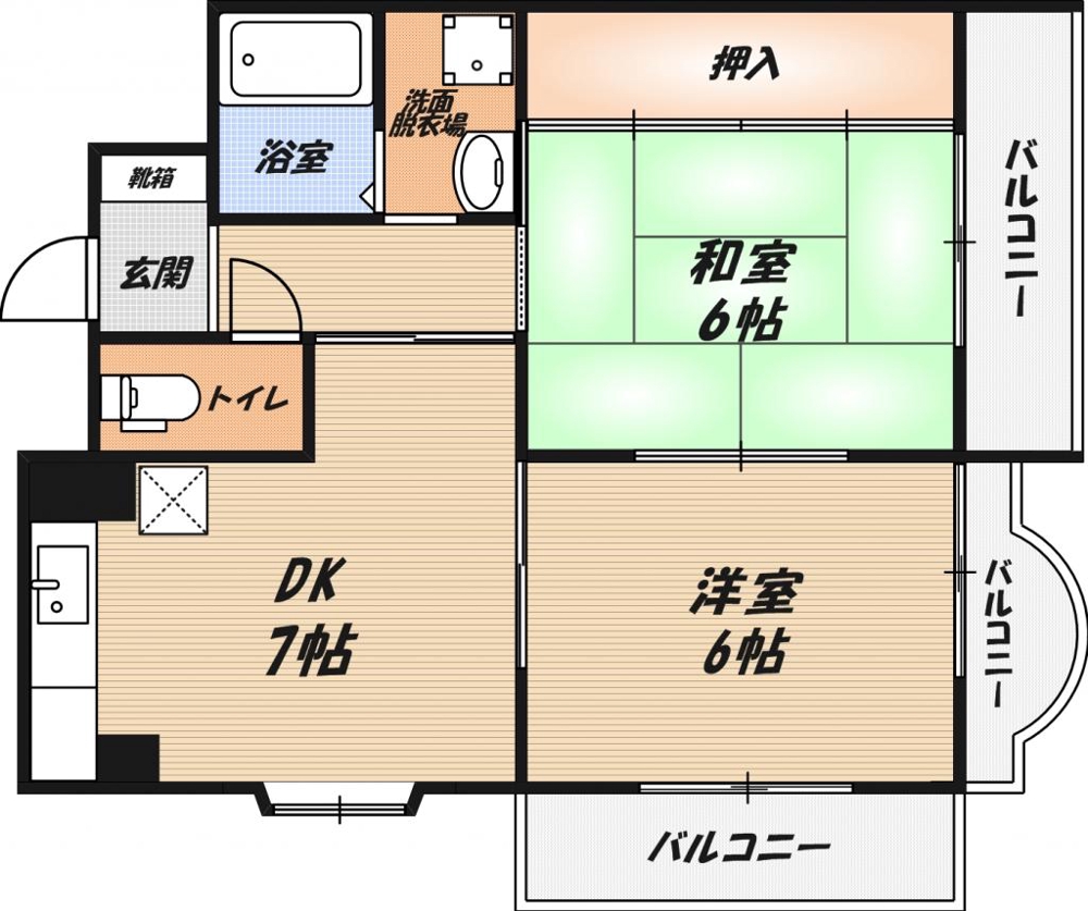 マンション富士の間取り