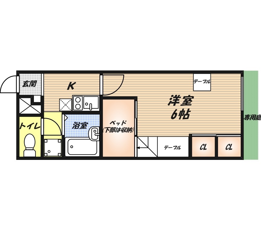 レオパレス宮田町の間取り