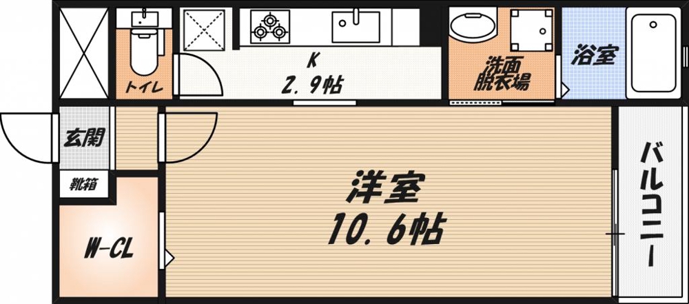 ミレ オレイユ ベルの間取り