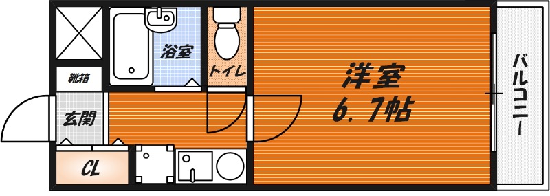 レジデンスSHⅢの間取り