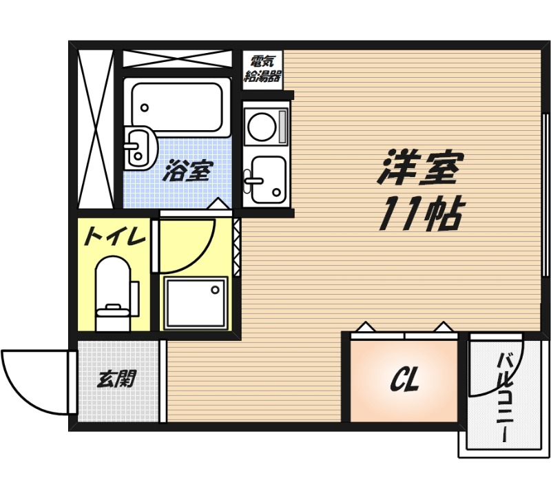 コスモハイツの間取り