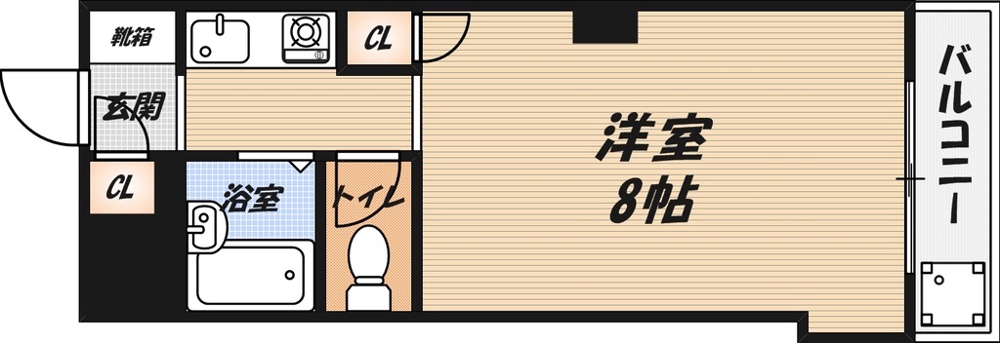 トレンディア松原の間取り