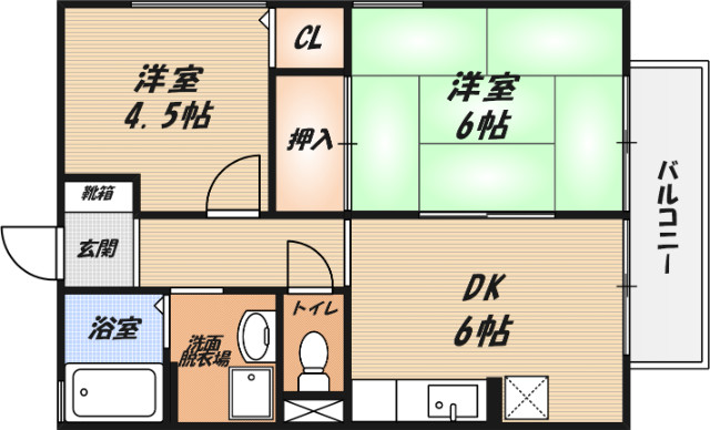 ハイツアルコの間取り