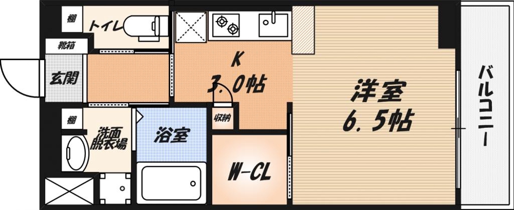 グランベージュ大手町の間取り