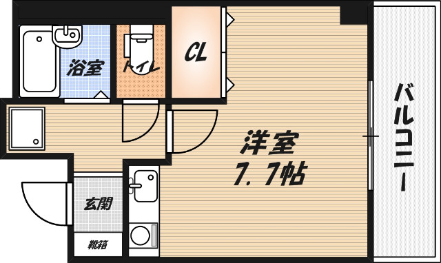 アーバンハイツ城北の間取り