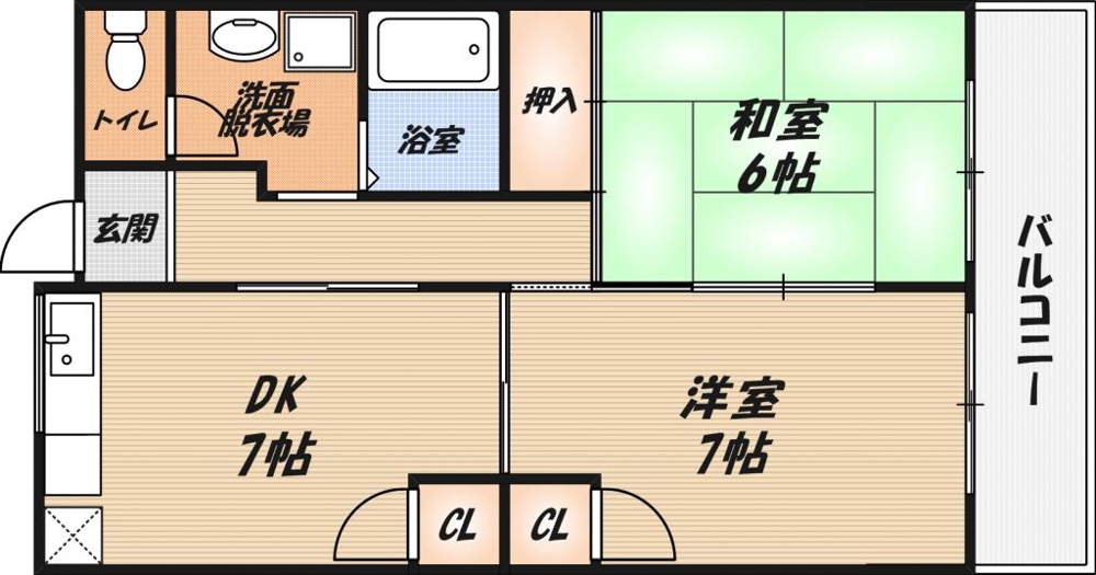 HACHIBUSE高槻の間取り