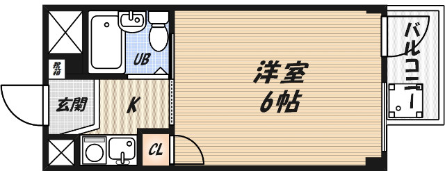 ダイコウレストハウス芥川の間取り