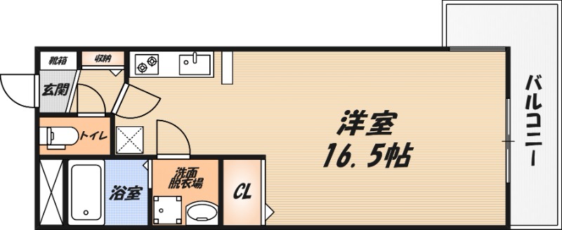 富田町の完工年月(2005年2月)築の賃貸マンションの間取り