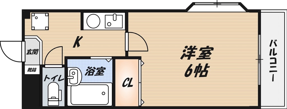 エヴァース明田の間取り
