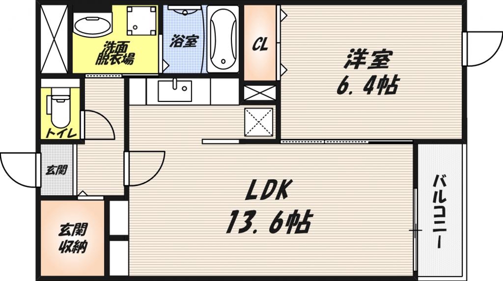 L'iLL登町の間取り