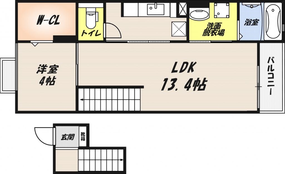 L'iLL登町の間取り