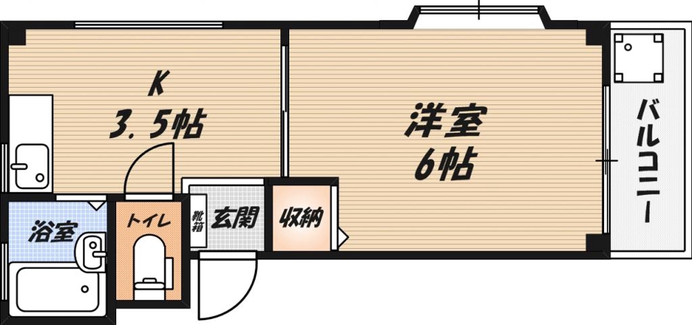 フルネスパートⅡの間取り