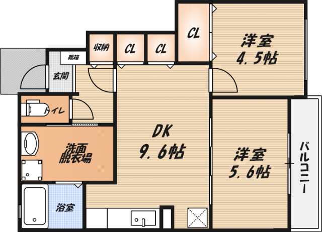 アルコバレーノ 和の間取り