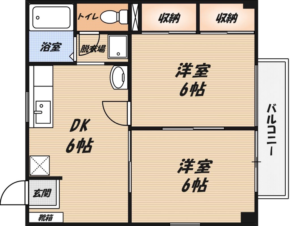 サザンハイムの間取り