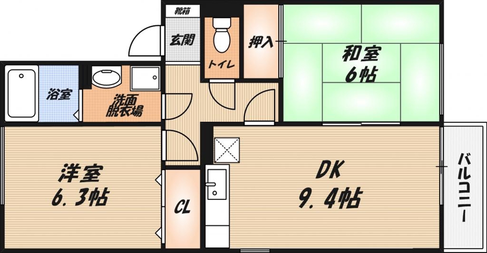 シンフォニックガーデンC棟の間取り