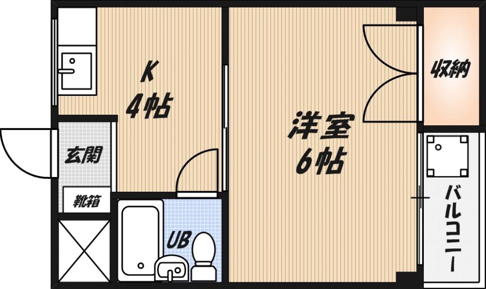 フレンズ高槻の間取り