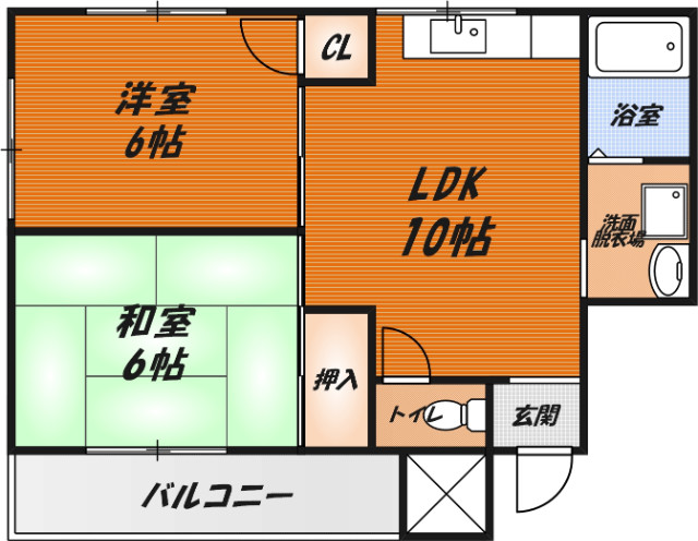 光庸ハウスの間取り