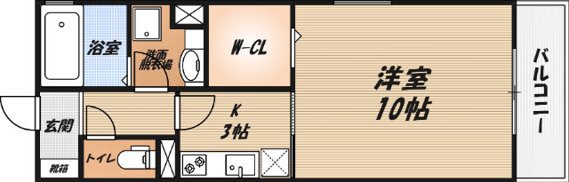アップル城北の間取り