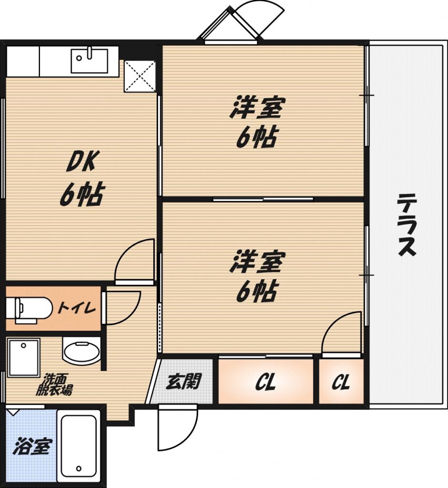 メゾンフラテN棟の間取り