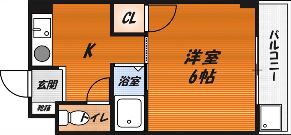 津之江パークハイツ2号館の間取り