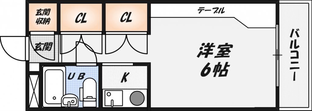 ビエラコート高槻の間取り