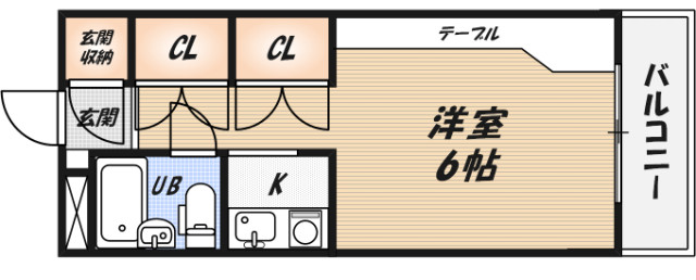 ビエラコート高槻の間取り
