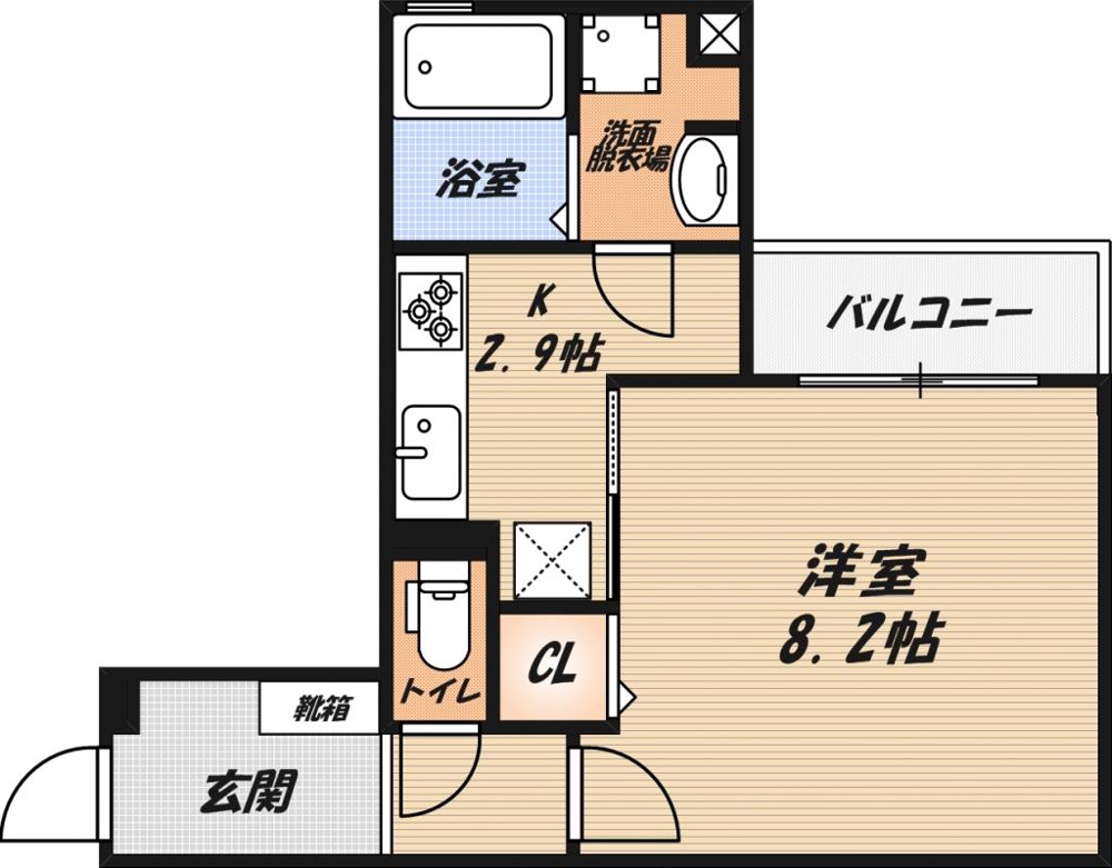 ソシュールの間取り