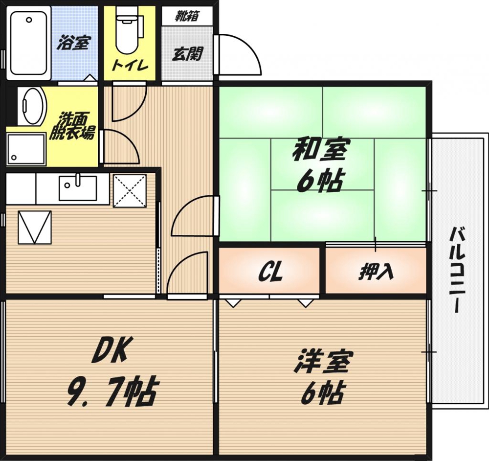 エルパティオ寿の間取り