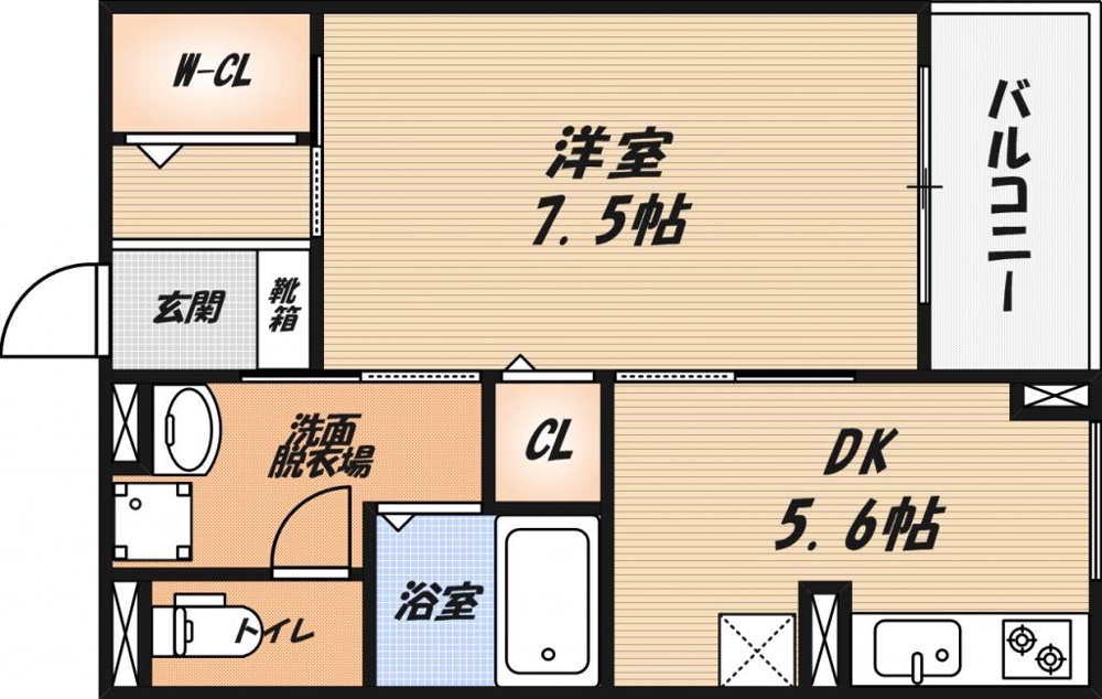 ルノワールの間取り