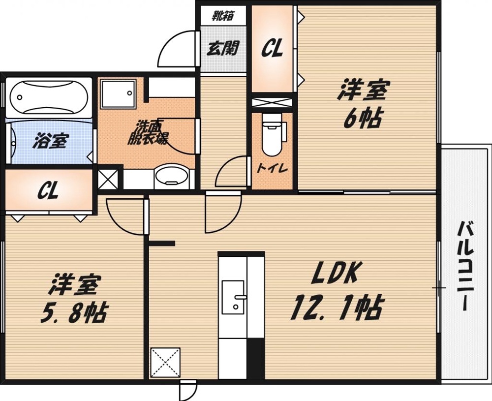 ゴラッソの間取り