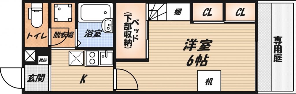 レオパレスOptim安満の間取り