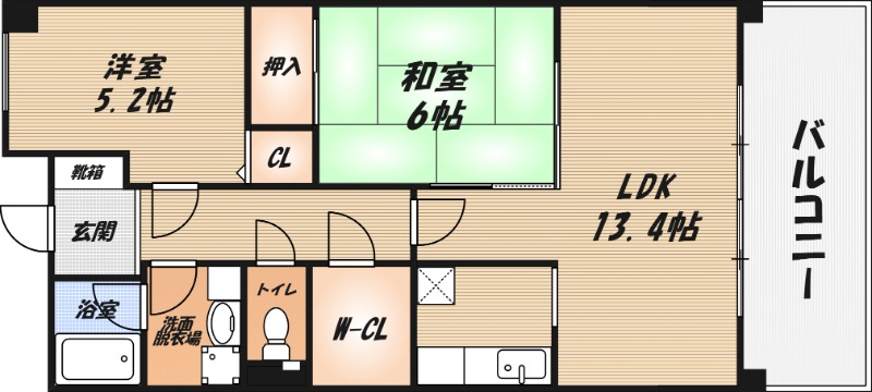 アドミラブールの間取り