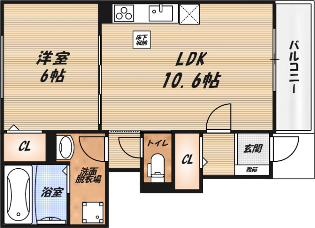 メゾンアレンヌⅠの間取り
