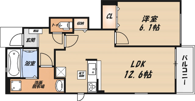 メゾンアレンヌⅡの間取り