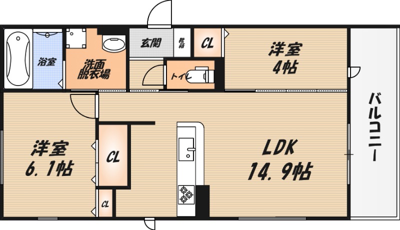 エスペランサの間取り