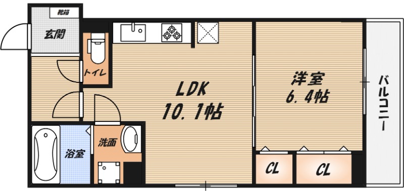 ローデア氷室の間取り