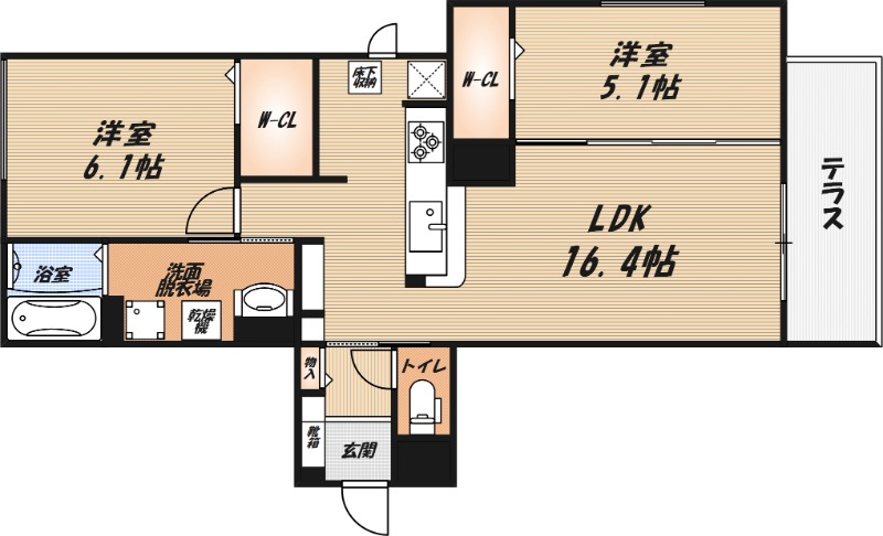 D-residence桜井の間取り