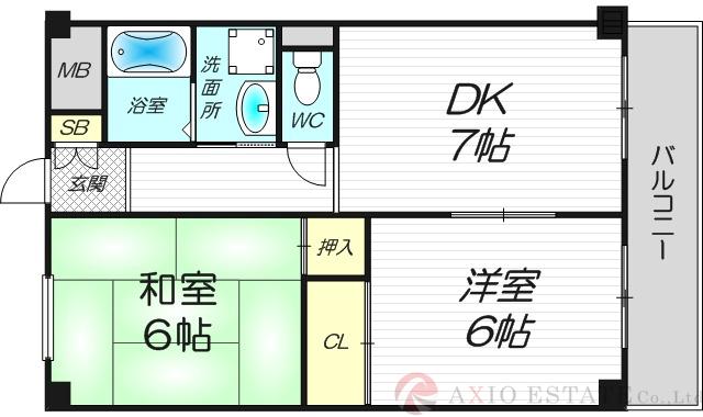 リアライズ上新庄の間取り