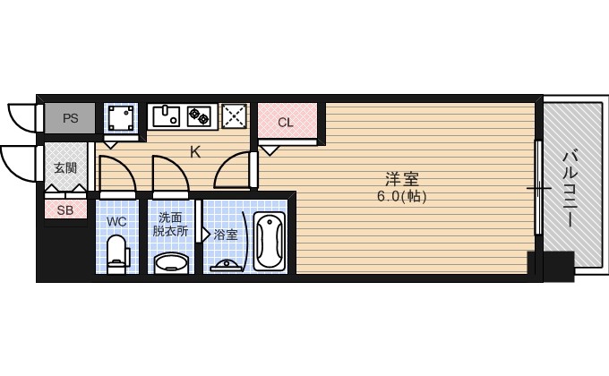 上柳町の完工年月(2013年1月)築の賃貸マンションの間取り